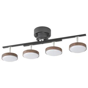 オーム電機 OHM オーム電機 LT-YLS4RC-K LED4灯シーリングライト ダークブラウン