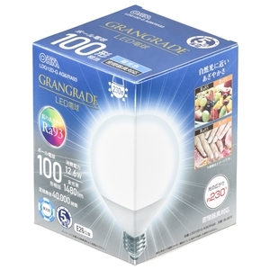 オーム電機 OHM オーム電機 LDG12D-G AG6/RA93 LED電球 ボール電球形 E26 100形相当 昼光色 06-3870