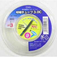 オーム電機 OHM オーム電機 DZ-TR30/C 収縮チューブ φ3.0mm 2m 透明 09-1568