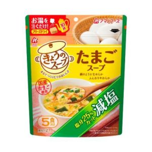 アマノフーズ アマノフーズ 減塩きょうのスープ たまごスープ 5食 35g フリーズドライ
