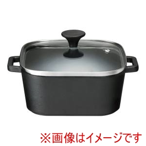 イシガキ産業 イシガキ産業 デリッシュライフコロ スクエアポット ガラス蓋付 4235