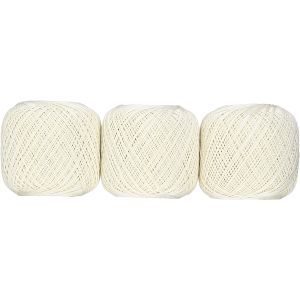オリムパス オリムパス エミーグランデ レース糸 合細 Col.851 クリーム系 50g 約218m ｘ 3玉セット EMMY-851