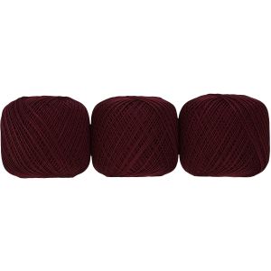オリムパス オリムパス エミーグランデ レース糸 合細 Col.778 ブラウン系 50g 約218m ｘ 3玉セット EMMY-778