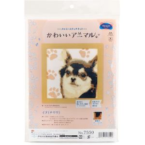 オリムパス オリムパス かわいいアニマル イヌ チワワ 刺しゅうキット OLY-K7550