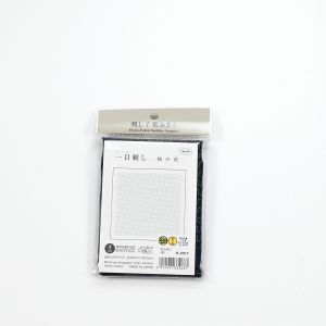 オリムパス オリムパス 刺し子 花ふきん布 パック H-2017 藍 柿の花