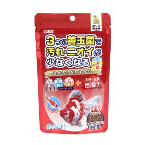 イトスイ イトスイ コメット 金魚の主食 納豆菌 色揚げ 中粒 90g