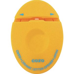 オート オート CLO-700C-YL セラミックレターオープナー イエロー