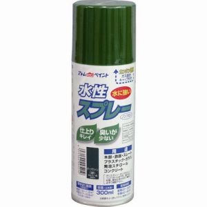 アトムペイント アトムペイント 00001-09521 水性スプレー 300ML ダークグリーン