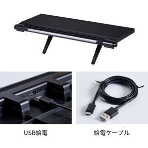 キングジム KING JIM キングジム LDB-500 ライト付きディスプレイボード 黒
