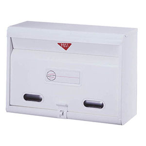 グリーンライフ GREEN LIFE グリーンライフ FH-50W ファミリーポスト スタンダードタイプ スチール ホワイト