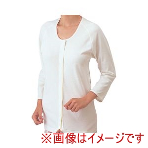 神戸生絲 神戸生絲 202054 MU-340 前開き7分袖ワンタッチ肌着 婦人用 M ホワイト