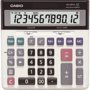カシオ CASIO カシオ DS-120TW 加算器実務電卓