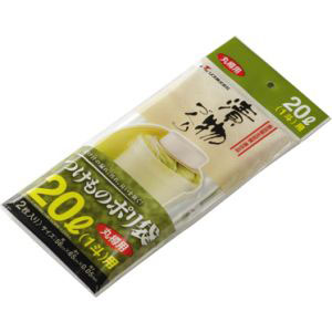 リス RISU リス 丸樽用 つけものポリ袋 20L 1斗用 2枚入