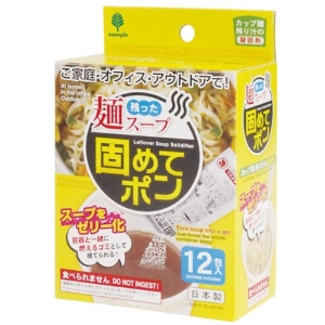 紀陽除虫菊 紀陽除虫菊 K-2706 残った麺スープ 固めてポン 12包入