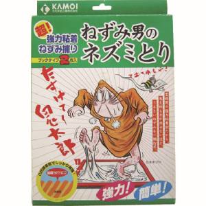 カモ井加工紙 KAMOI カモ井加工紙 NEZUMIOTOKONONEZUMITORI 超強力粘着ねずみ捕り ねずみ男のネズミとり ブックタイプ