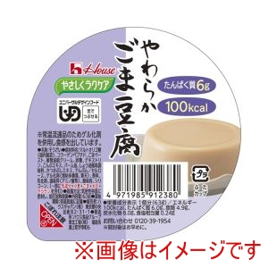 ハウスギャバン ハウスギャバン 528202 091238 やさしくラクケア やわらかごま豆腐 63g