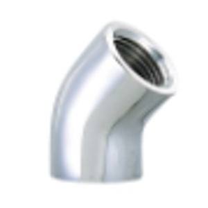 カクダイ KAKUDAI カクダイ 6466A 25 45°エルボ クローム メーカー直送 代引不可 北海道沖縄離島不可