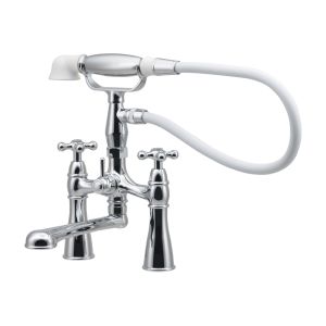 カクダイ KAKUDAI カクダイ #151-220 151-220 2ハンドル混合栓 シャワー付