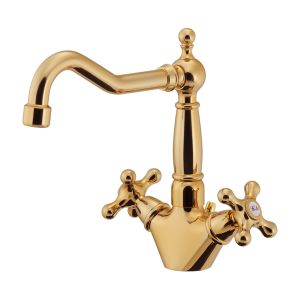 カクダイ KAKUDAI カクダイ 150-461-AG 2ハンドル混合栓 アンティークゴールド