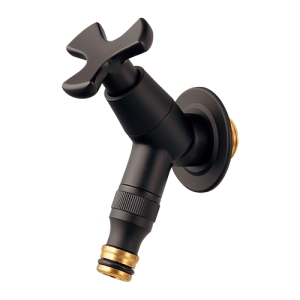 カクダイ KAKUDAI カクダイ 701-241-13 横水栓 マットブラック