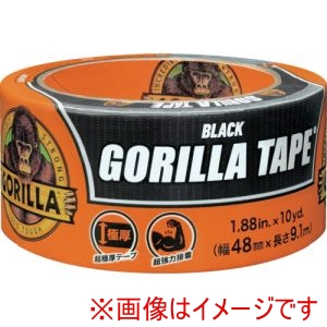 呉工業 KURE 呉工業 NO1788 強力補修テープ ゴリラテープ ブラック 48mm×9.1m×厚さ0.43mm