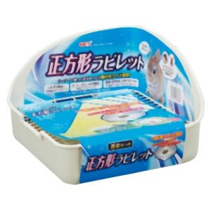 ジェックス GEX ジェックス ヒノキア 正方形ラビレット消臭セット ミルキーホワイト うさぎ トイレ