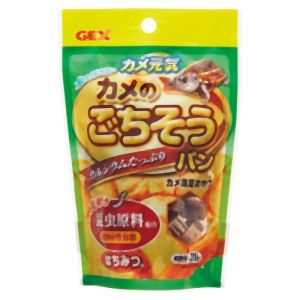 ジェックス GEX ジェックス カメ元気 カメのごちそうパン はちみつ味 20g  