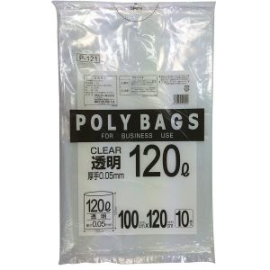 オルディ ORDIY オルディ P-121 ポリバッグ ビジネス 透明 10枚入 ポリ袋