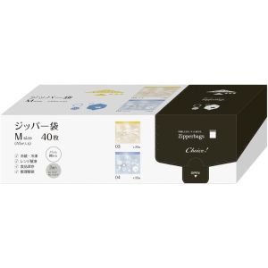 オルディ ORDIY オルディ チョイスジッパー袋 M03&04-40P