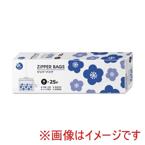 オルディ ORDIY オルディ プラスプラス デザイン ジッパーバッグ M 25枚 PP-DZM01-25