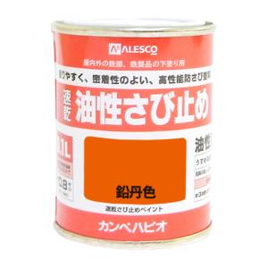 カンペハピオ KANSAI カンペハピオ 速乾さび止めペイント 鉛丹色 0.1L