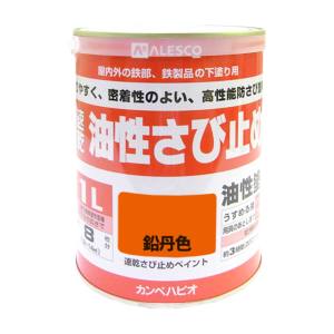 カンペハピオ KANSAI カンペハピオ 速乾さび止めペイント 鉛丹色 1L