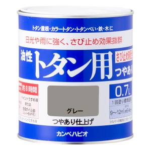 カンペハピオ KANSAI カンペハピオ 130-5090.7 カンペ 油性トタン用0.7Lグレー