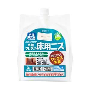 カンペハピオ KANSAI カンペハピオ 水性ウレタン床用ニス 3分つや透明 3L