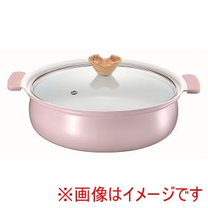 カクセー Kakusee カクセー コロント IH対応セラミックコーティング卓上鍋 24cm CT-22