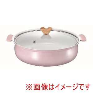 カクセー Kakusee カクセー コロント IH対応セラミックコーティング卓上鍋 28cm CT-23