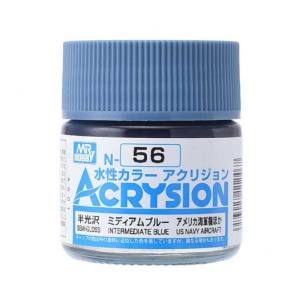GSIクレオス ミスターホビー N56 新水性カラー アクリジョンカラー ミディアムブルー GSI クレオス