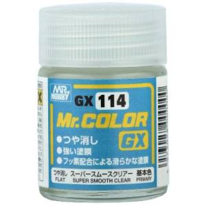 GSIクレオス ミスターホビー Mr.カラー GX GX114 スーパースムースクリアー つや消し GSI クレオス