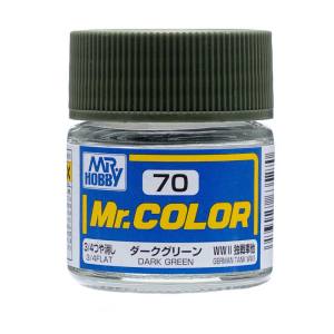 GSIクレオス ミスターホビー C70 Mr.カラー ダークグリーン 10ml GSI クレオス