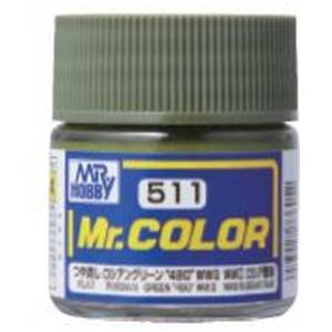 GSIクレオス ミスターホビー C511 Mr.カラー AFV 戦車模型用特色 ロシアングリーン 4BO 10ml GSI クレオス