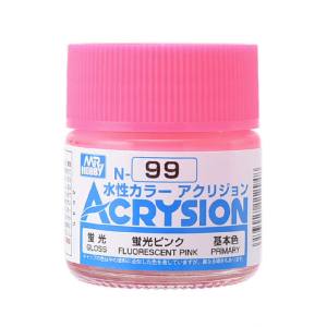 GSIクレオス ミスターホビー N099 新水性カラー アクリジョンカラー 蛍光ピンク GSI クレオス