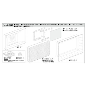 GSIクレオス ミスターホビー FT-03S Mr.スーパーブースコンパクト 交換フードセット GSI クレオス