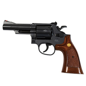 クラウンモデル クラウンモデル S&W M19 4インチ ブラック ウッドタイプグリップ エアーリボルバー