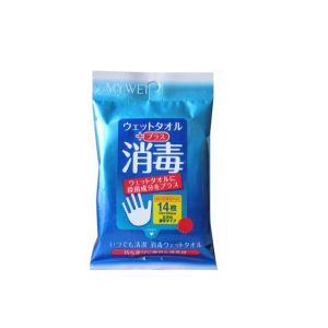 三昭紙業 三昭紙業 マイウェット消毒プラスポケット14枚