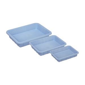 新輝合成 トンボ TONBO トンボ アシスト 抗菌 角ざる 浅 3型 ブルー TONBO 新輝合成