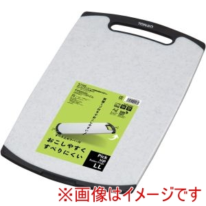 トンボ TONBO トンボ おこしやすいラバー付耐熱抗菌まな板 LL