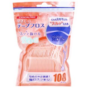デンタルプロ DENTALPRO デンタルプロ デンタルプロ やさしいテープフロス 100本