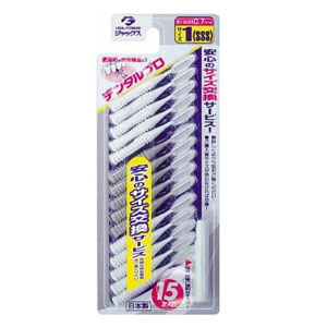 デンタルプロ DENTALPRO デンタルプロ 歯間ブラシ I字型 サイズ1 SSS