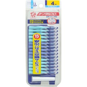 デンタルプロ DENTALPRO デンタルプロ 歯間ブラシ I字型 サイズ4 M 15本入