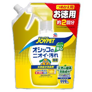アースペット EARTH アースペット ジョイペット 天然成分消臭剤 オシッコのニオイ 汚れ専用 詰替 お徳用 約2回分 450ml